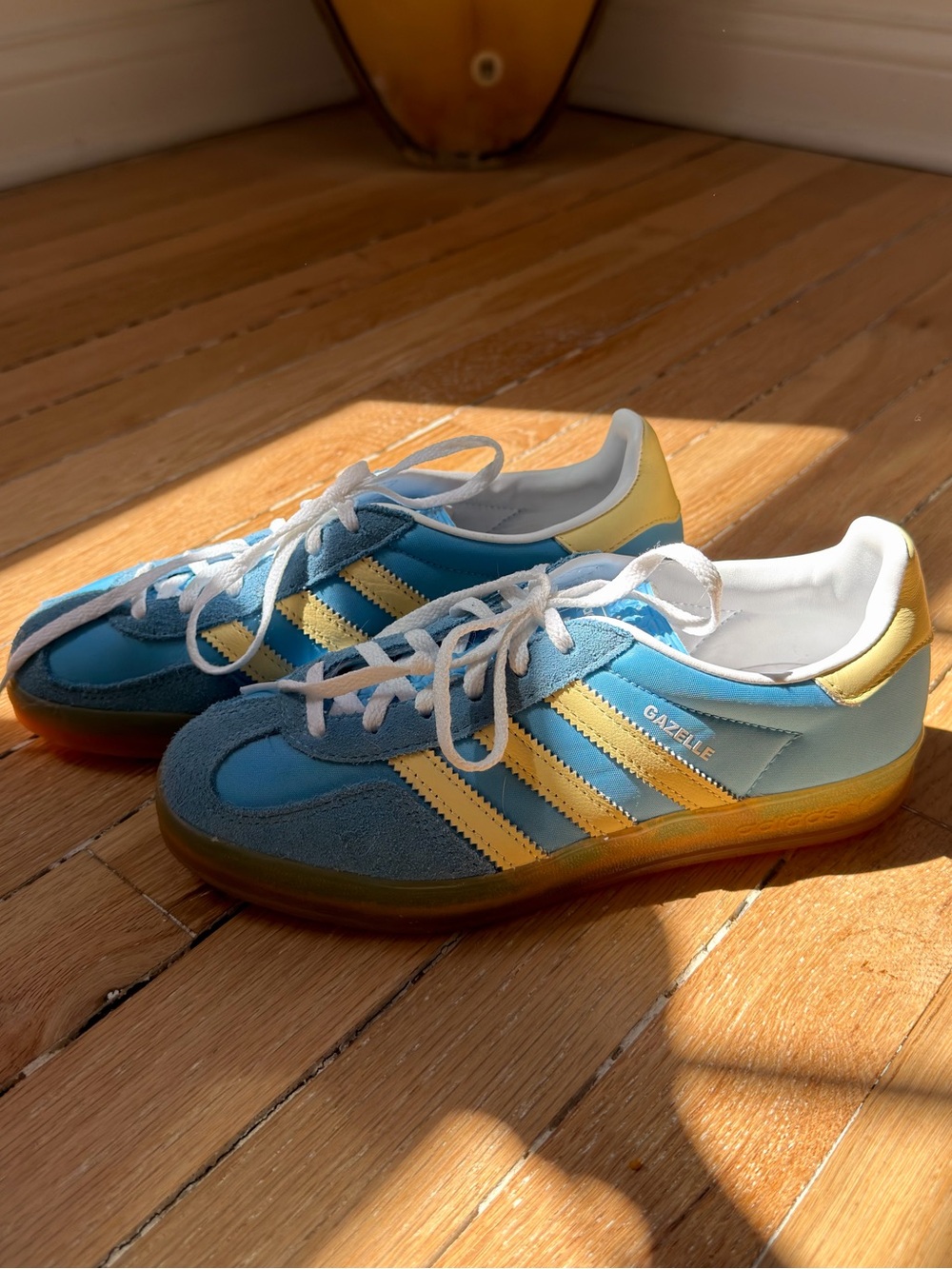Adidas Gazelle Blue Burst/Yellow